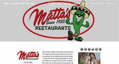 Desktop Screenshot of mattas.com